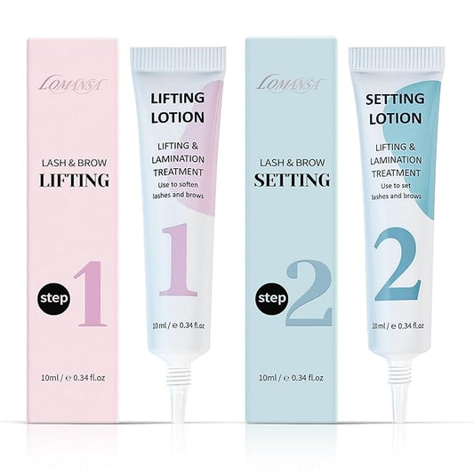 Lash Lifting and Fixing Lotion Lomansa Korean Eyelash Perm Tube Design Eyebrow Lamination Eyelash Lift Lash Perm