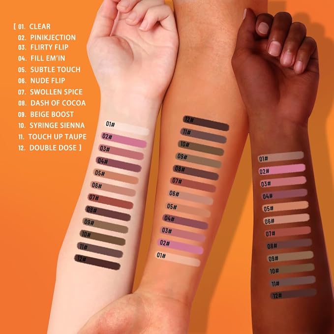 Retractable Lip Liner Pencil for Shaping & Sculpting Lips,Creamy Matte Gel Crayon Lip Liner Pencil delineador de labios,Long Lasting Waterproof Lipstick LipLiner (07#, 1 Count (Pack of 1))