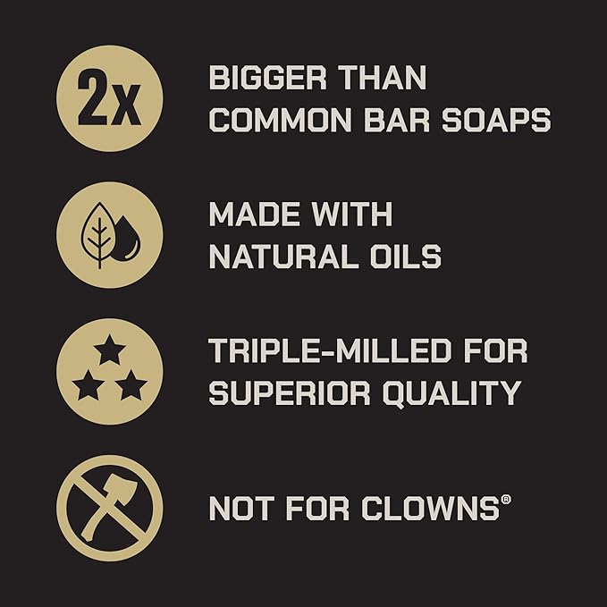 Duke Cannon Big Brick of Soap – Sandalwood + Lavender Scent – Large Triple-Milled Bar Soap for Men, Long-Lasting, Moisturizing with Natural Oils, Supports U.S. Veterans, Midnight Swim (10 oz.)