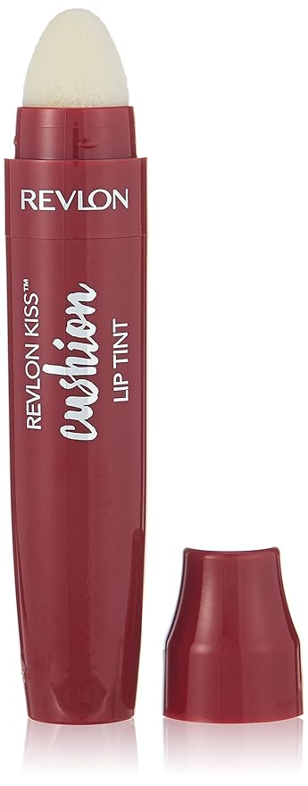 REVLON Kiss Cushion Lip Tint Lipstick, Naughty Mauve