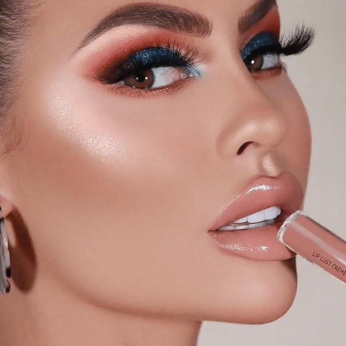 12 Color Cream Lip Gloss, 2025 New Cream Texture Lipstick Non-Stick Lip Gloss, Long Lasting Lipstick Hydrating Lip Tint Natural Non-Fading Liquid Lip Stick for Women (#09, One Size)