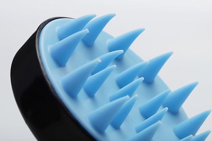 2-Pack Scalp Massager Shampoo Brush - Soft Silicone Exfoliating & Relaxing Head Massage Tool for Dry/Wet Hair Care - Relieves Stress, Dandruff & Itchy Scalp