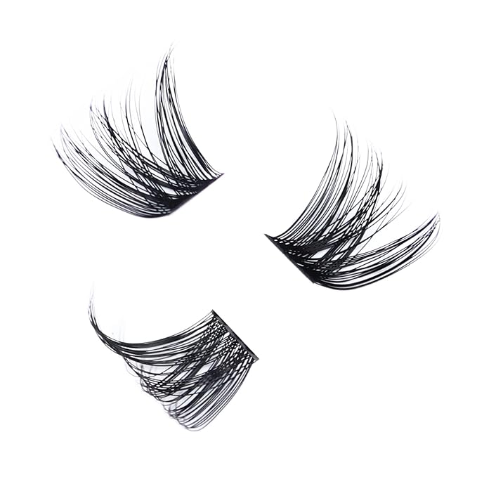 Individual Lashes 14-18mm 120pcs Cluster Lashes Mixed Tray Volume Eyelash Clusters DIY Lash Extension Kit Soft Lash Clusters Fluffy Mink Cluster Eyelash Extensions (02-0.07D, 14-18mm)