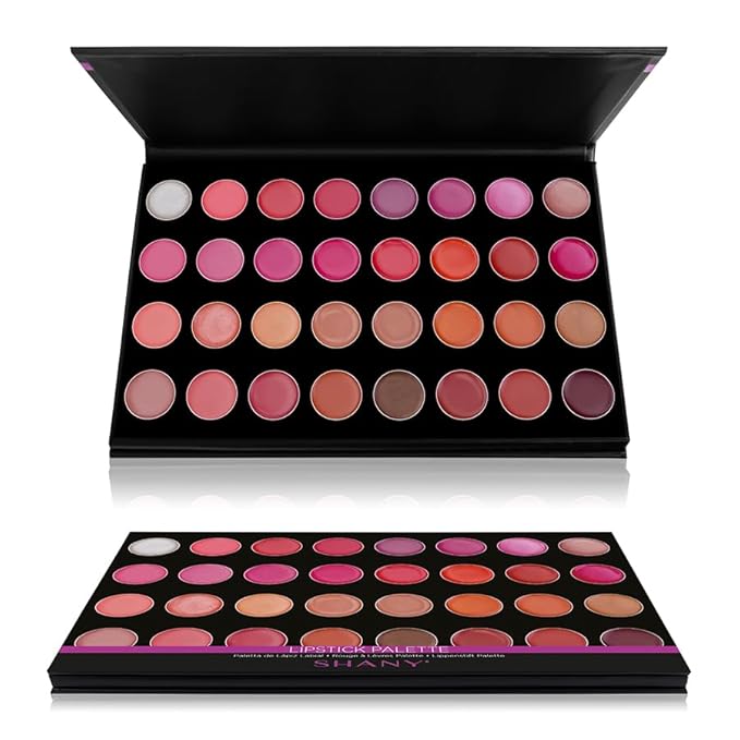 SHANY The Masterpiece 32 Color Lipstick Lip Gloss Sheer Lip Palette - THAT FIRST KISS