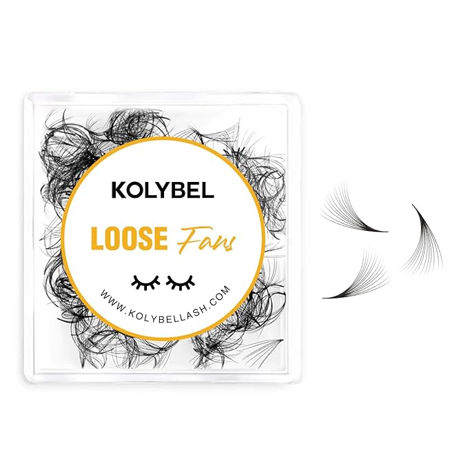 500 Premade Fans Lash Extension 12D 0.05 D Curl Promade Fans 9mm Premade Lash Fans for Eyelash Extension Middle Stem Handmade Loose Pre made Eyelash Fans Volume Soft Pointy Base (12D,0.05-D-9MM)
