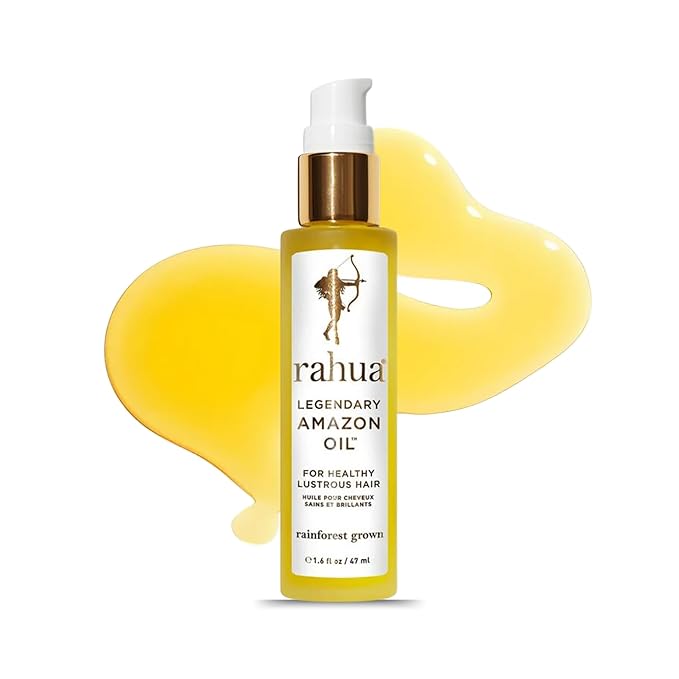 Rahua Legendary Amazon Hair Oil, Lightweight Vegan Botanical Elixir, Morete & Sacha Inchi Oils, Enhances Shine & Smoothness, Protects from Heat, Hair Care for All Textures, 1.6 Fl Oz