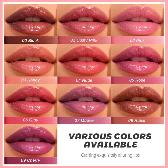 Nude Honey Lipstick Tinted Lip Balm - Shine Moisturizing Lipstick for Women, Natural Nourishing Hydrating Lip Color Gloss Stain for Dry Lips, Tint Sheer Lightweight Makeup, Vegan - 1Pc #04 Nude