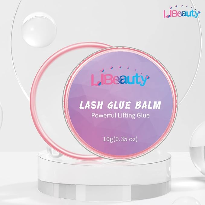 Libeauty Lash Lift Glue Balm Lash Lift Adhesive Strong Sticky Fruit Flavor Eyelash & Eyebrow Perm Glue Balm Brow Lamination Gel