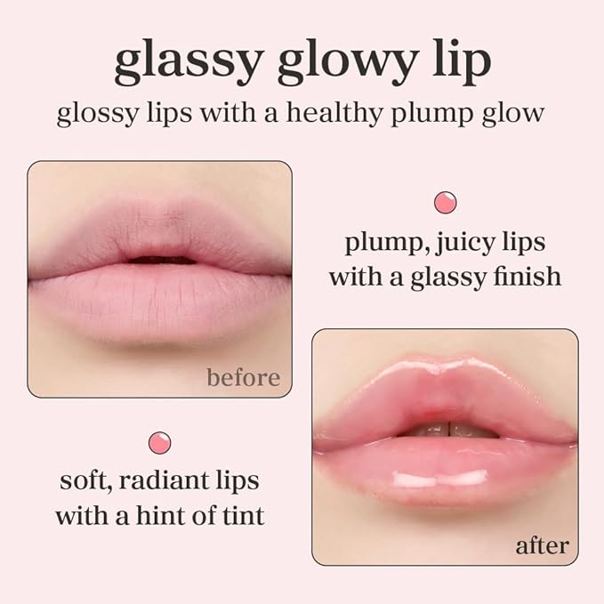 NOONI Korean Lip Oil Bundle - Applepeony & Appleclear