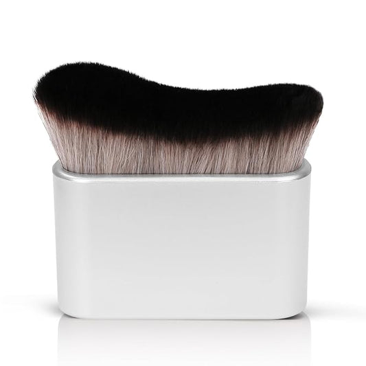 UNIMEIX Self Tanner Brush Sunscreen Body Makeup Brush Kabuki Blend Applicator Spray Tan Blending Beauty Brush for Body Coverage Perfector(Sliver)