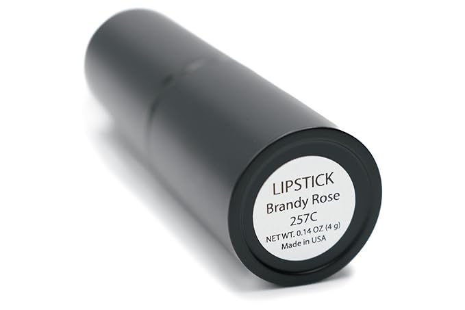 Brandy Rose Deep Pink Red Lipstick Color Moisturizing Paraben Free, No Animal Testing & Cruelty Free Lip Makeup Color