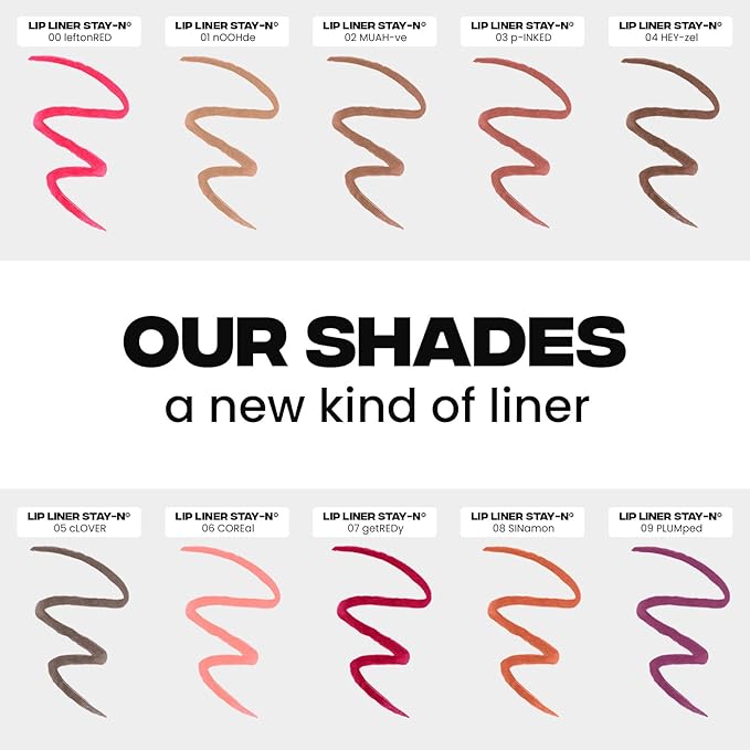 Sacheu Lip Liner STAY-N Peel Off Lip Stain — Long Lasting Matte Lip Tattoo Transfer Proof Lipstain Infused with Hyaluronic Acid & Vitamin E for All Skin Types — Vegan & Cruelty-Free, leftonRED