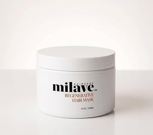 Regenerative Hair Mask with Redensyl®, Strengthening Hair Mask with Plant-Based Ingredients and Antioxidant blend to stimulate Hair Growth, Vegan & Cruelty-Free, 8 oz