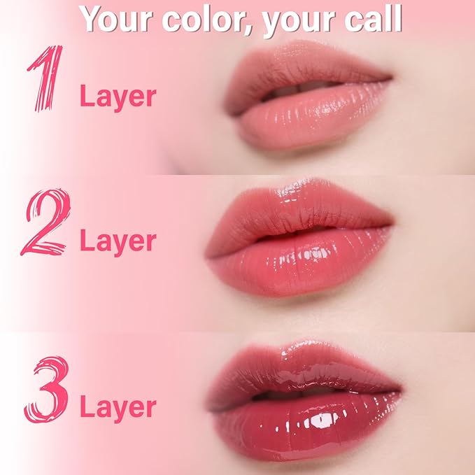 Lip Stain - Lip Stain Peel Off | Waterproof, Transfer-Resistant, Smudge-Proof | Precise Application, One-Peel Finish | Long Lasting Lip Liner Stain for All-Day Color Hold（Coral Pink）