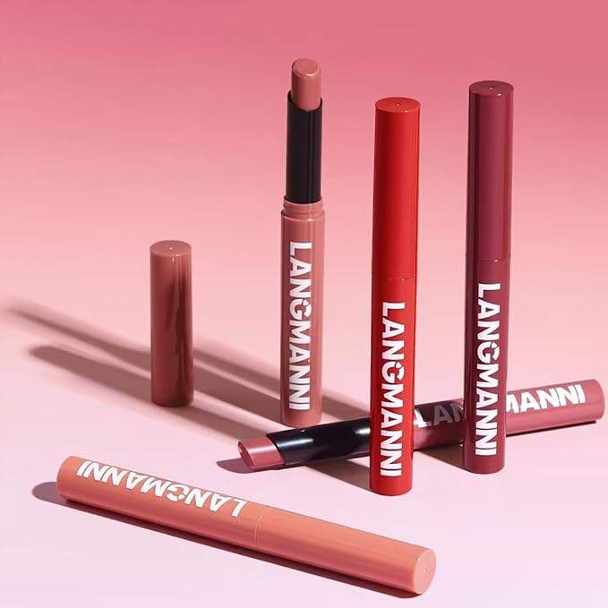 Long Lasting Waterproof Matte Nude Lipstick - Perfect for Daily Commute # 02