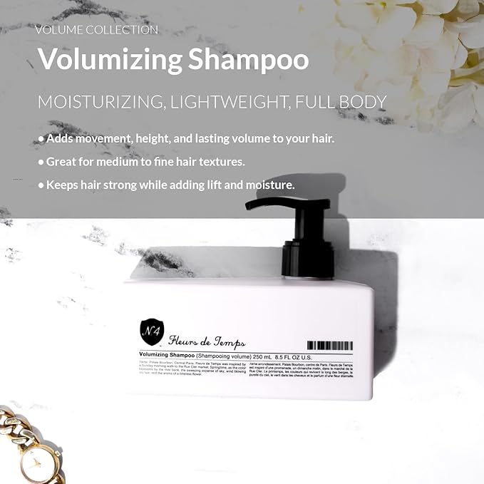 Number 4 Hair Shampoo for Women and Men, Volumizing Shampoo, 8.5 oz