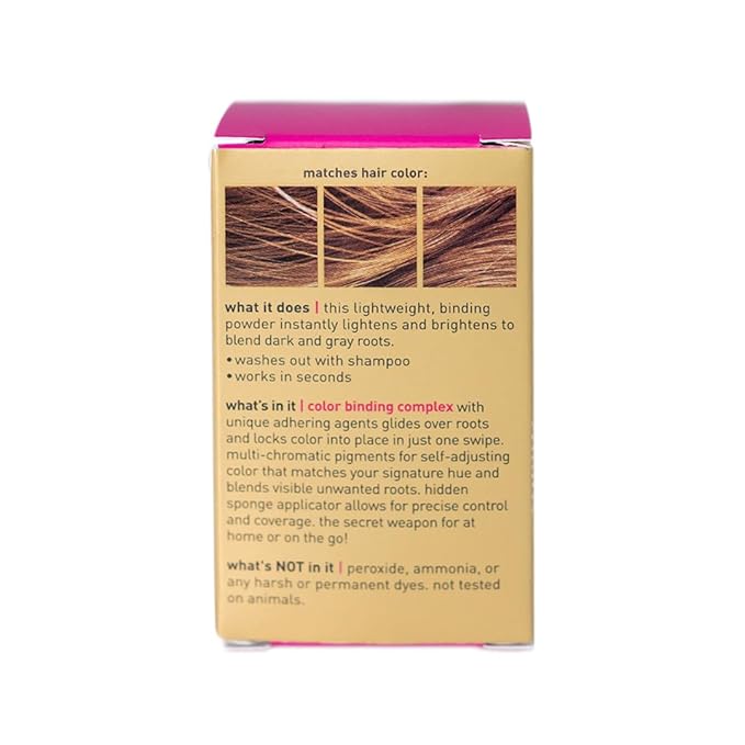 Style Edit Root Touch Up Powder, Instantly Covers Gray Hair, Dark Roots & Hairline, Temporary Color, Mineral-Infused Concealer, Cover Up Compact with Sponge Applicator, 0.14 oz, 2 Pack (Dark Blonde)