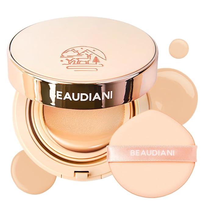 Beaudiani Mesh Tight UP Cushion Refill | Cushion Foundation | Buildable Coverage| Natural Finish | Dewy Glow Make up (02-REFILL Healty and warm neutral undertone (#23))