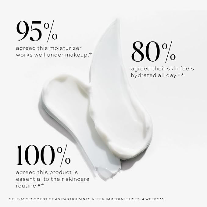 DIME Beauty Dewy Day Cream, Morning Face Moisturizer with Rosehip Oil and Tremella Snow Mushroom, 1.7 oz / 50 ml