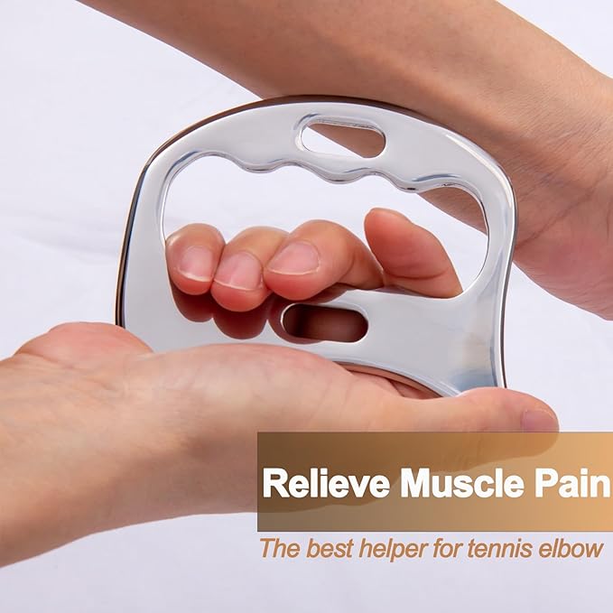 FeelFree Sport 4 in 1 Muscle Scraper Tool Set-Gua Sha Massage Scraping Tools for Soft Tissue Mobilization,Physical Therapy for Back, Legs, Arms
