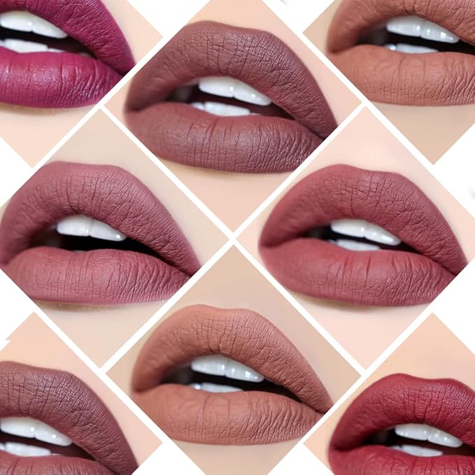 Girlactik Long Lasting Matte Lip Paint Liquid Lipstick in Allure- Long wearing, Smooth Application, Pigmented, Non-Crack Formula, Lightweight, 7.5 ml / .25 oz, (Honey)