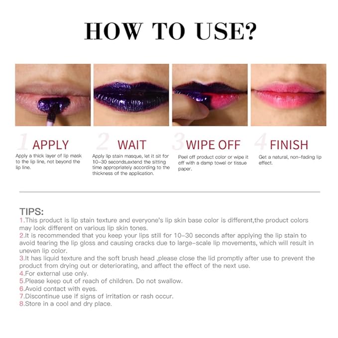 2PCS Pipe-off lip liner stain,line tattoo high-color Tint,Smudge-Proof,Waterproof,light brown/dark brown/burgundy long-lasting,Nude Matte Tint,Non-Fading, Full Coverage（#2+#3）