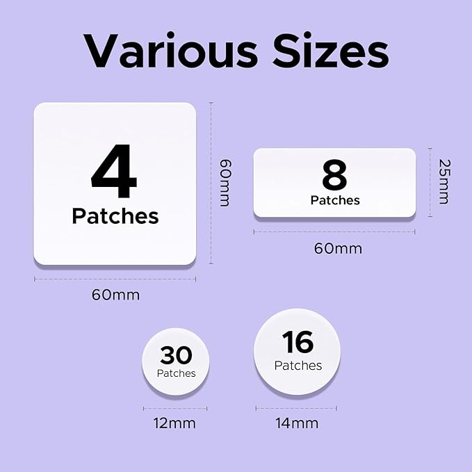 LitBear Acne Patches for Large Breakouts, Hydrocolloid Pimple Patches for Zit and Blemish, Face, Chin, Back and Body With Tea Tree Oil (Pack of 2)