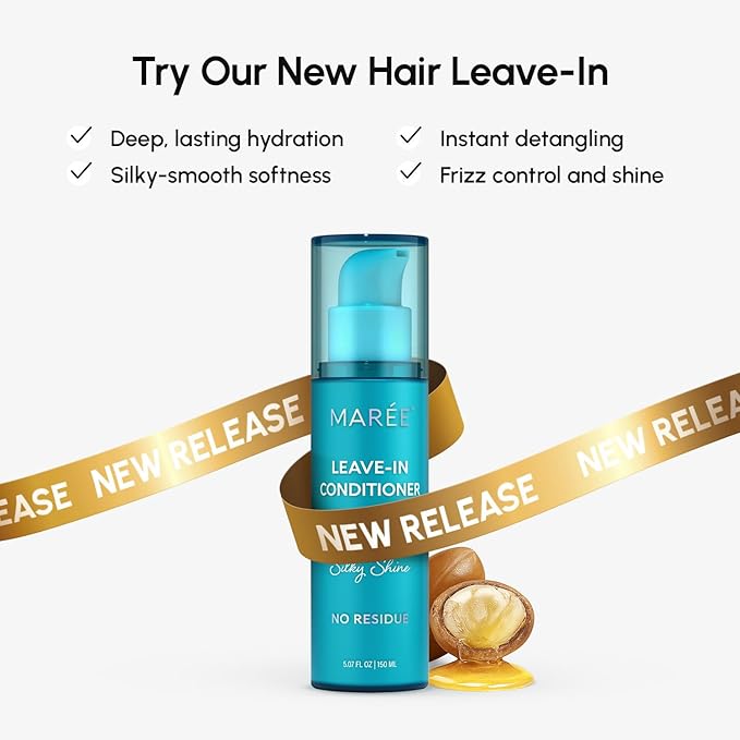 MAREE Deep Conditioning Purple Hair Mask for Blonde Hair – Purple Toner for Brassy, Bleached, Silver, or Color Treated Hair – Hair Repair Mask Keratin Hair Treatment – Matizador Para Cabello Rubio