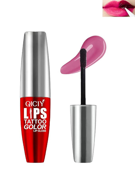 Peel Off Lip Tint Stain,Peel Off Lip Liner Stain Tattoo Nude Pink Lipgloss Long Lasting Waterproof, Non-Stick Highly Pigmented Red Matte Liquid Lipstick for Women All Skin Types Lipcolor Makeup-01