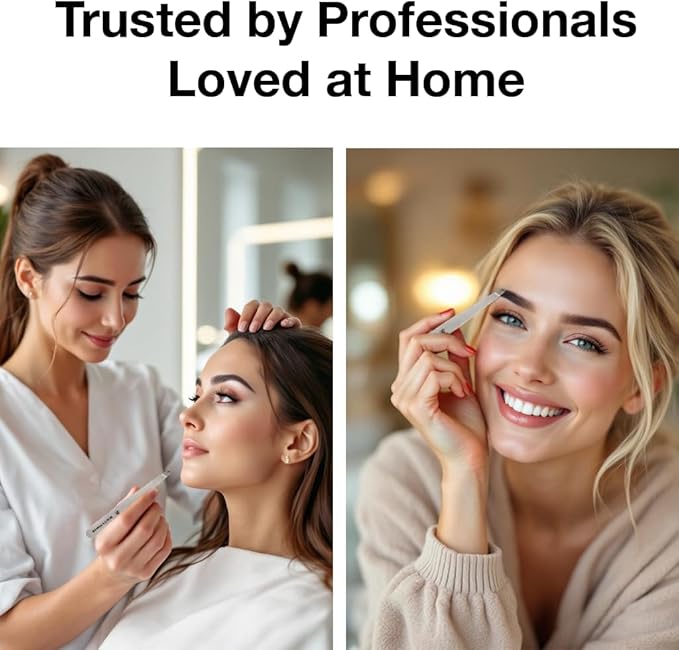 Professional Precision Slant Tweezers for Women Facial Hair - Tweezers for Men & Women, Eyebrow Tweezer for Ingrown Hair Blackhead & Splinter Removal - Grey