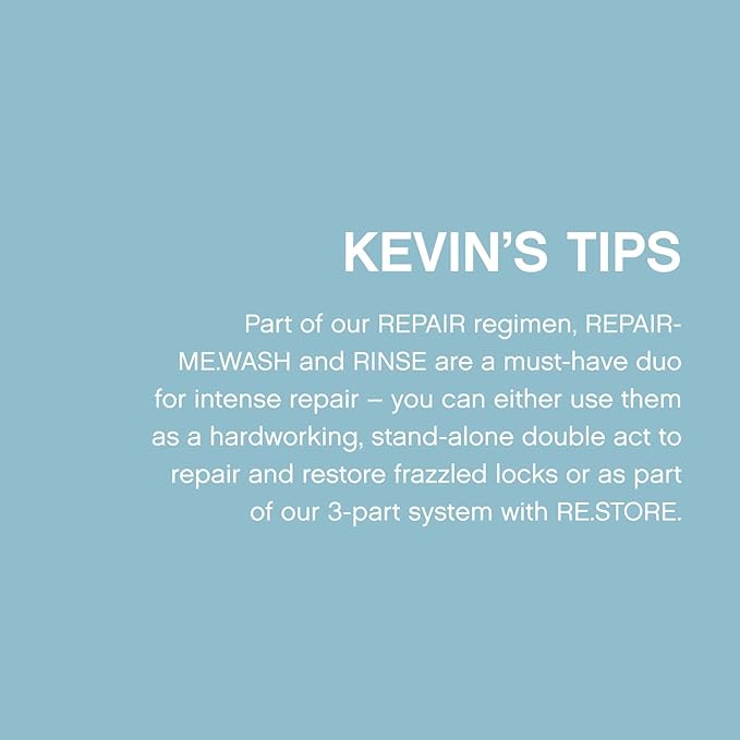 KEVIN.MURPHY REPAIR-ME.WASH - Moisturising Hair Repair Shampoo - Hydrating Frizz Control Shampoo - Sulphate & Paraben Free Hair Care - 250 mL / 8.4 fl oz