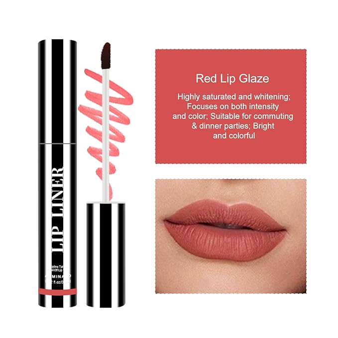 Lip Stain Peel Off - 03 True Red Lip Glaze | Long Lasting Waterproof Tint for Women & Teens | Non-Sticky, Hydrating, Smudge-Proof Bold Red Lip Stain for All-Day Wear