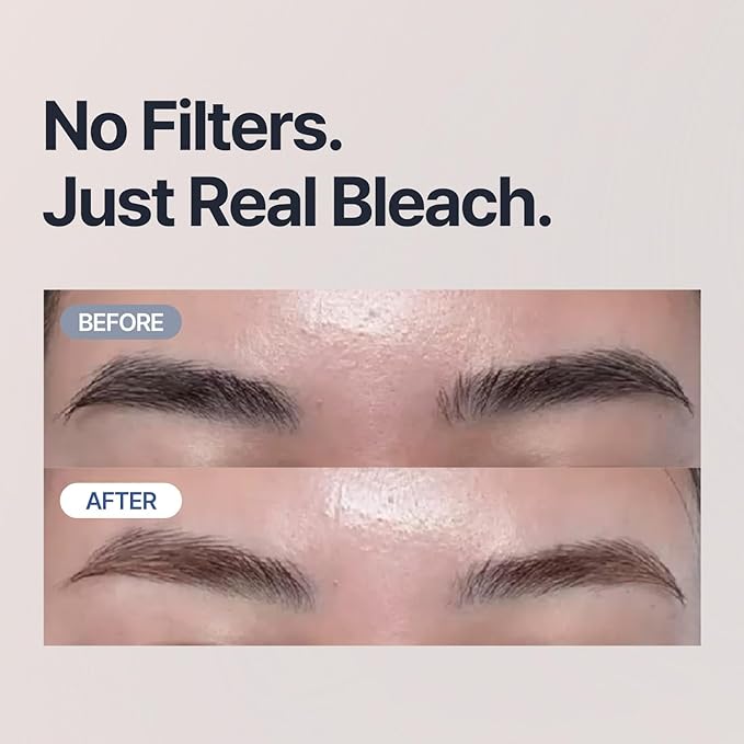 COSNORI Easy Brow Tone Changer – Gentle Lightening Formula for Soft, Natural Look – Brow Bleach Kit, Easy At-Home Application, Quick Results in 2–3 Minutes, 5 Applications