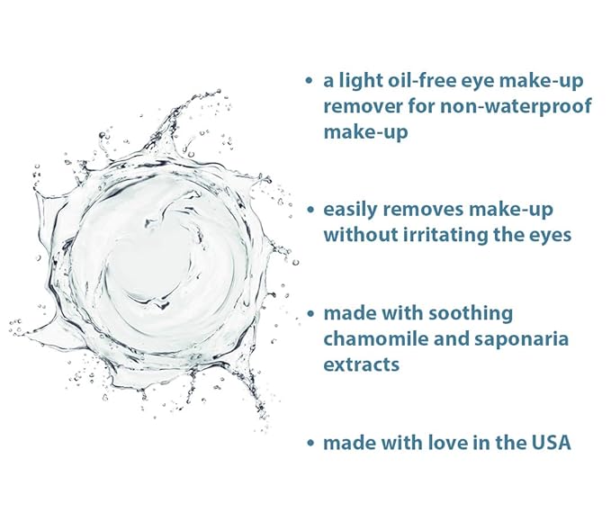 Raya Eye Make-Up Remover 8 oz (105) | Oil-Free, Make-Up Removing Cleansing Fluid | Gently Removes Non-Water-Proof Mascara | Great For Sensitive Skin