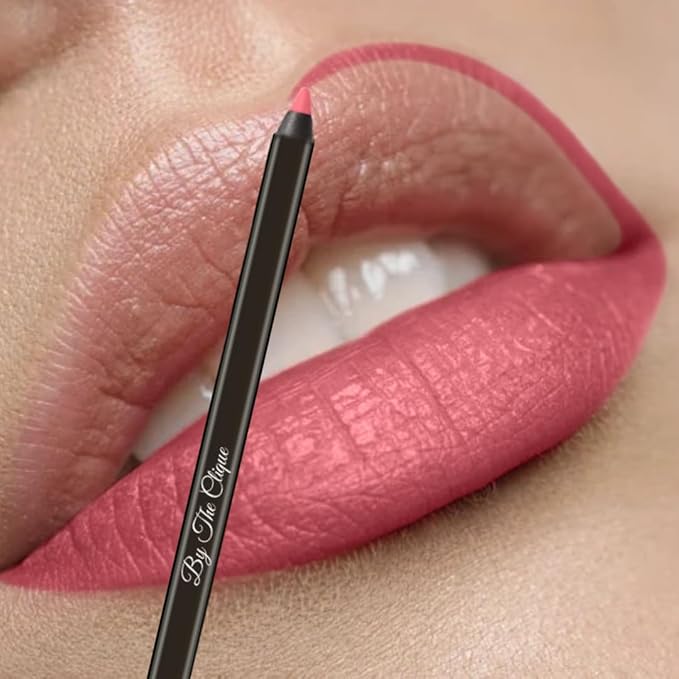 By The Clique Premium Long Lasting Matte Lip Liner Pencil | Naturally Nude Rosè | Nude Pink Ultra Wear Lip Pencil