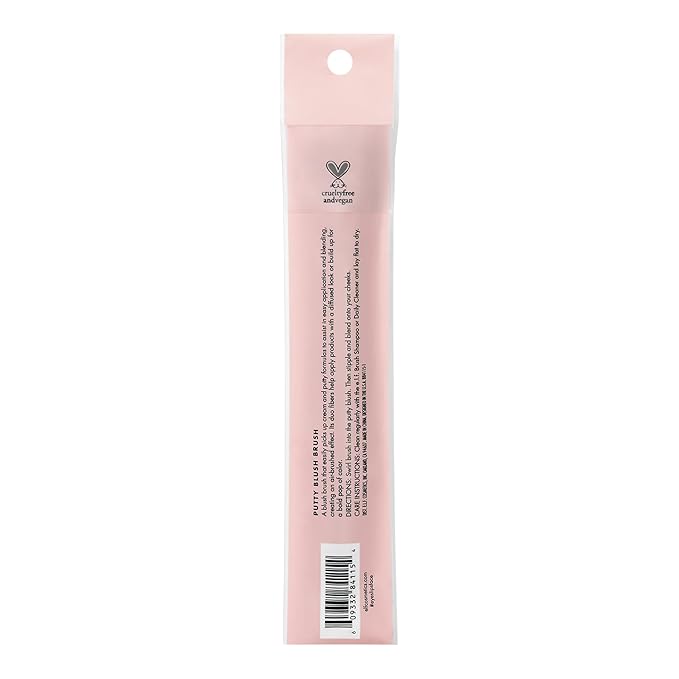 e.l.f. Putty Blush Brush, Makeup Brush For Putty & Cream Formulas, Easily Applies Blush & Bronzer For An Airbrushed Look, Vegan & Cruelty-Free