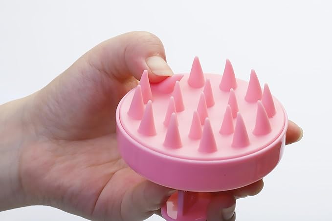 2-Pack Scalp Massager Shampoo Brush - Soft Silicone Exfoliating & Relaxing Head Massage Tool for Dry/Wet Hair Care - Relieves Stress, Dandruff & Itchy Scalp