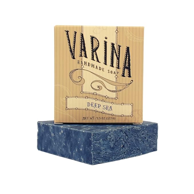 Natural Deep Sea Bar Soap - Gentle Cleansing for Sensitive Skin, Fresh - 3 Pack