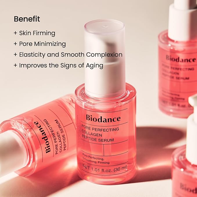 BIODANCE Collagen Duo: Bio Collagen Real Deep Mask & Collagen Peptide Serum Bundle for Glass Skin, Plumping Hydration, Firming, Korean Skincare Set, Christmas gift Pink Duo Stocking Stuffers