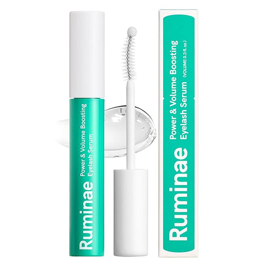 Eyelash Growth Serum for Fuller, Thicker Lashes with Peptides, Biotin, Centella, Hyaluronic Acid | Korean Lash & Brow Enhancing Serum | Prostaglandin-Free, Vegan, Non-Irritating, 0.3 fl oz