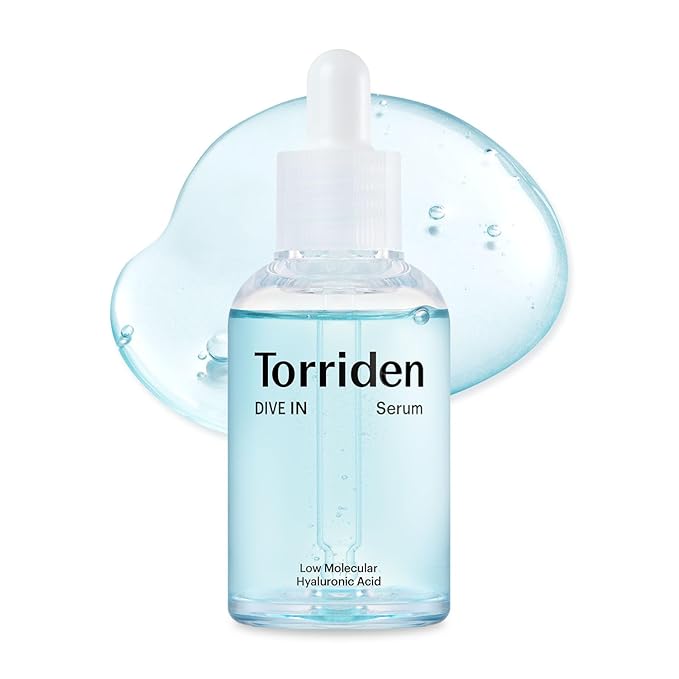Torriden DIVE IN Hyaluronic Acid Serum for Deep Hydration | Korean K-Beauty Glass Skin Plump Glow | Lightweight Fast-Absorbing Face Serum 50ml (1.69 fl.oz.)