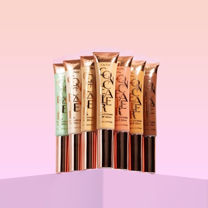 Beauty Hide and Chic Liquid Concealer – Porcelain (HC-01) – Full Coverage, Lightweight, Matte Finish, SPF 30++, Vegan, Cruelty-Free – 0.35 fl oz / 10 ml，pack of 1
