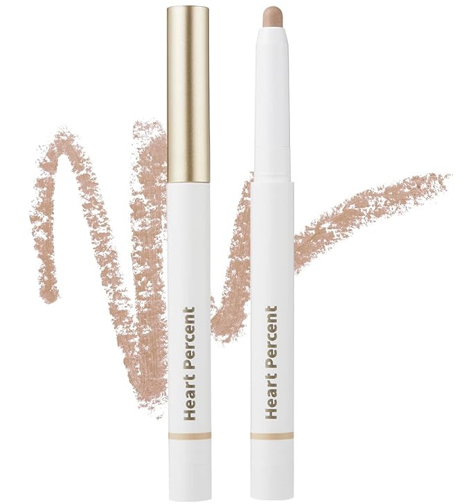 Heart Percent Dote On Mood Lip Liner Pencil, Long-Lasting Creamy Lip Crayon Smooth Lipliner Retractable Lipstick Overlip Line Color 0.8g, #03. Oat Beige