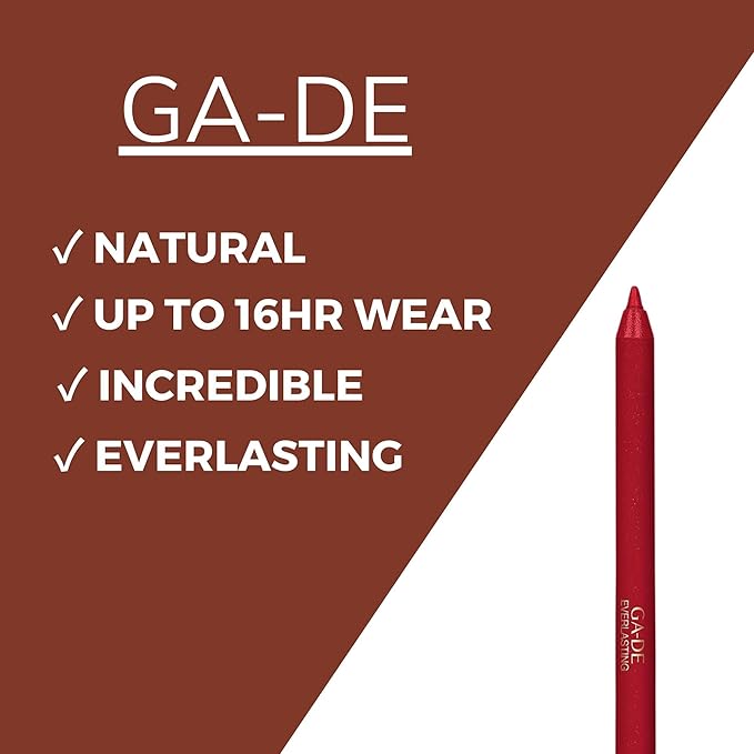 GA-DE Everlasting Lip Liner, 92 - Automatic Pencil with Retractable Tip - Smudge-Resistant - Enriched with Vitamin E and Antioxidants - 0.01 oz