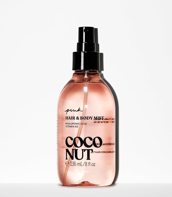 Victoria's Secret PINK Coconut Hair & Body Mist, Perfume Spray for Women (8 oz)