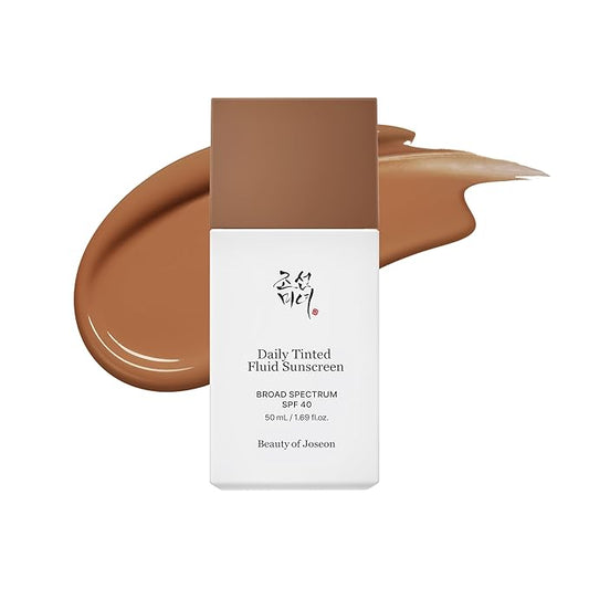 Beauty of Joseon Daily Tinted Fluid Sunscreen 12 Shades for Face Moisturizing Broad Spectrum SPF 40 Korean Skincare 50ml, 1.69 fl.oz #MN230