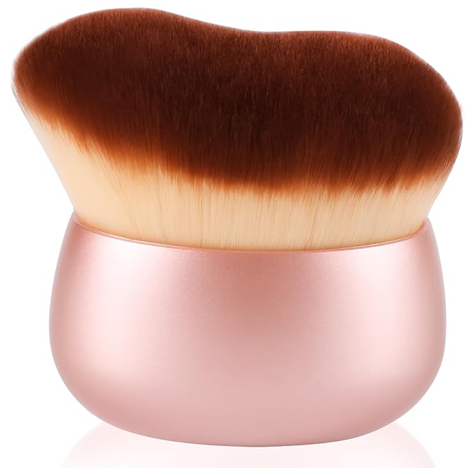 Extra Large Body Makeup Brush for Self Tanner,75mm Face Leg Makeup &Body Kabuki Blending Brush for Tanning Lotion,Wide-headed Bronzer Brush,Body Coverage Applicator for Tattoo Cover up Makeup