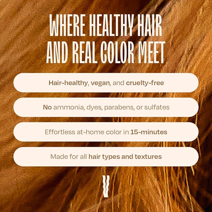 Overtone Daily Color Depositing Conditioner For All Hair Types: 4.5oz Temporary Coloring Conditioner w/Shea Butter & Coconut Oil - Refresh Color & Prevent Fading - Vegan & Cruelty-Free, Golden Brown