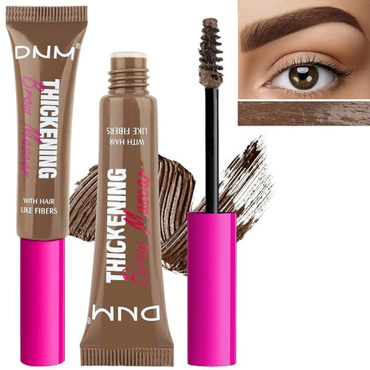 Kaely 2Pcs Thickening Brow Mascara,Tinted Eyebrow Gel Waterproof,Eyebrow Color Makeup,Brow Fast Sculpt,Vegan,Cruelty Free,maquillaje gel para cejas a prueba de agua,06 Brunette