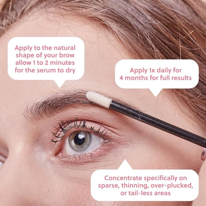 ForBrow by ForChics: 2 Pack Eyebrow Enhancing Serum - Thicker, Fuller Brows with Natural & Organic Conditioner | Vegan & Cruelty-Free with Innovative Peptides